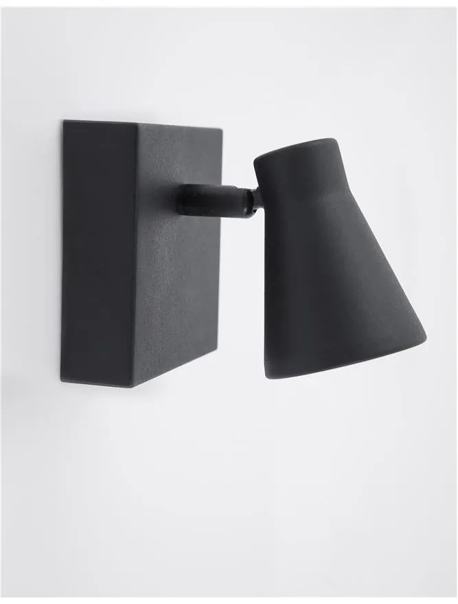Aplica cu spot DUBLIN negru NVL-9155712