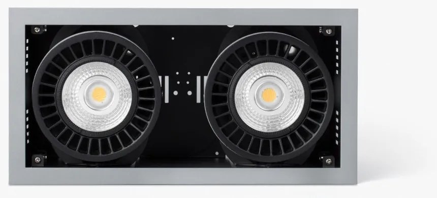 Spot LED incastrabil COLIN-2 Grey recessed 48-72W 2700K 56°