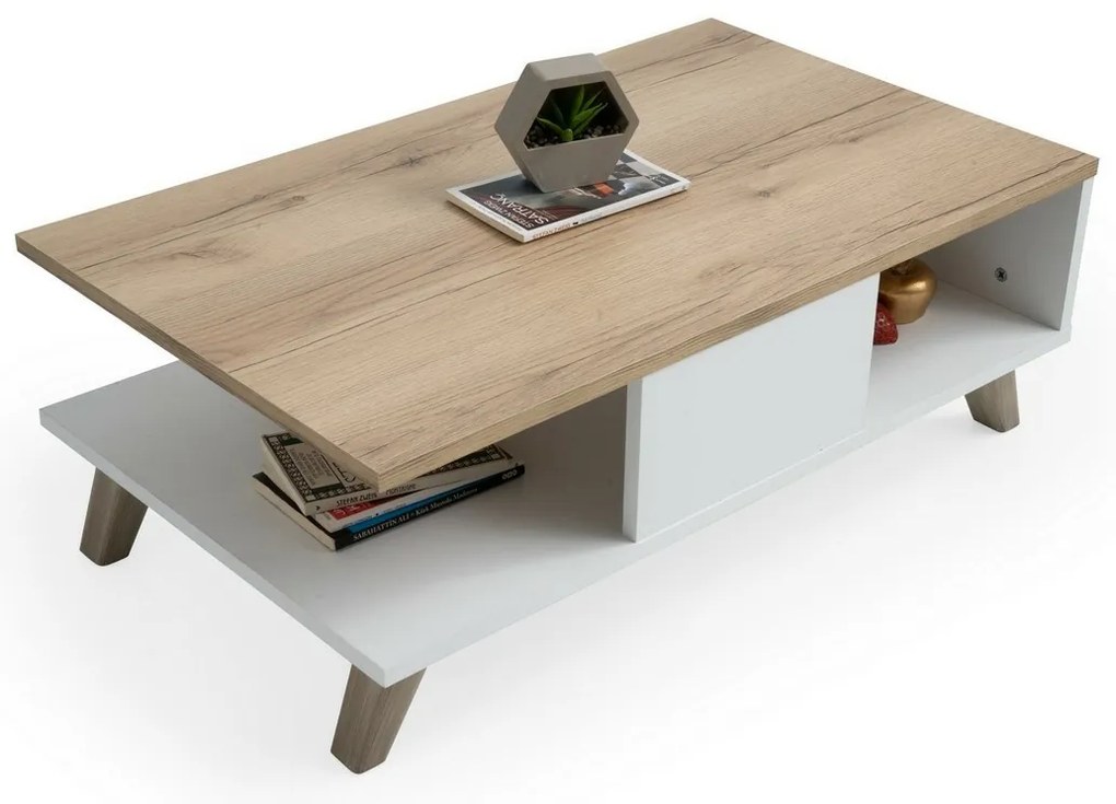 Măsuță de conferință Sumer White and Oak