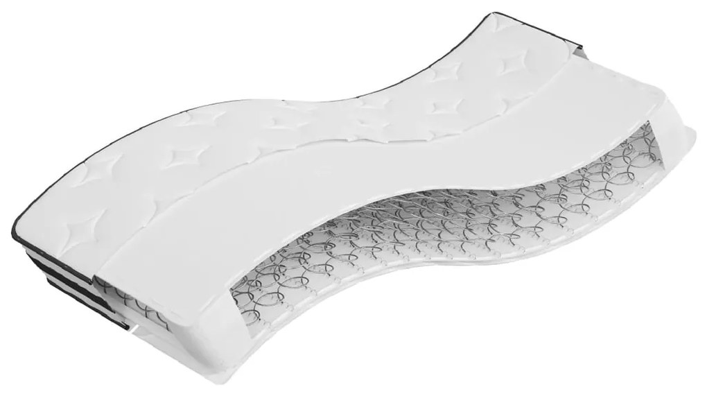 vidaXL Saltea cu arcuri bonnell, fermitate medie, 70x200 cm