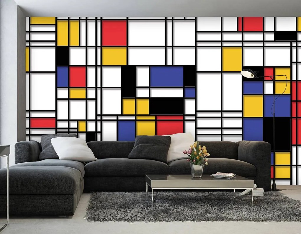 Fototapet - Abstacții colorate (254x184 cm)