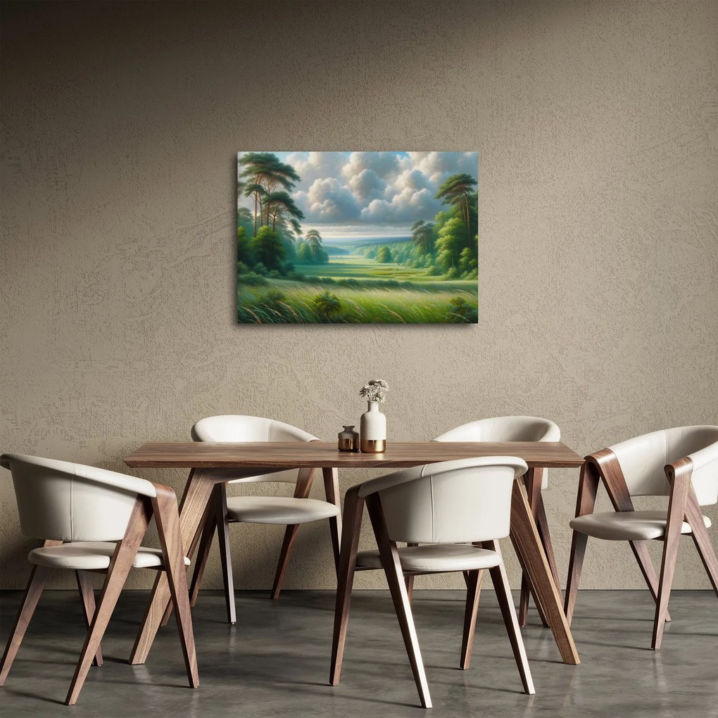 Tablou - Peisaj verde (70x50 cm)