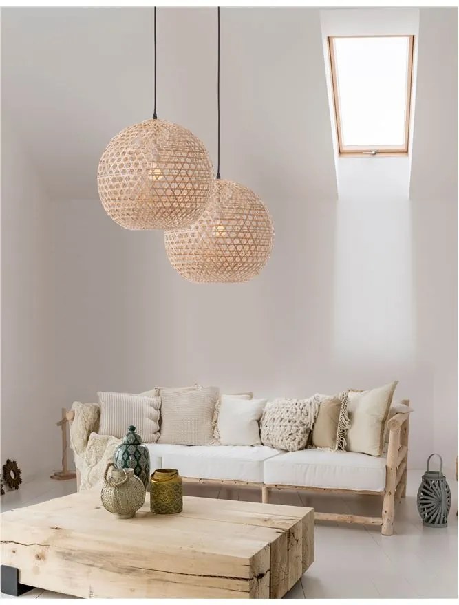 Lustra boho style design natural 40cm Melody NVL-9581501