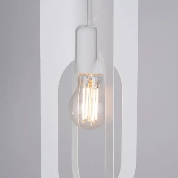 Lustră pe cablu Sollux SL.1360 NICUS 1xE27/15W/230V alb