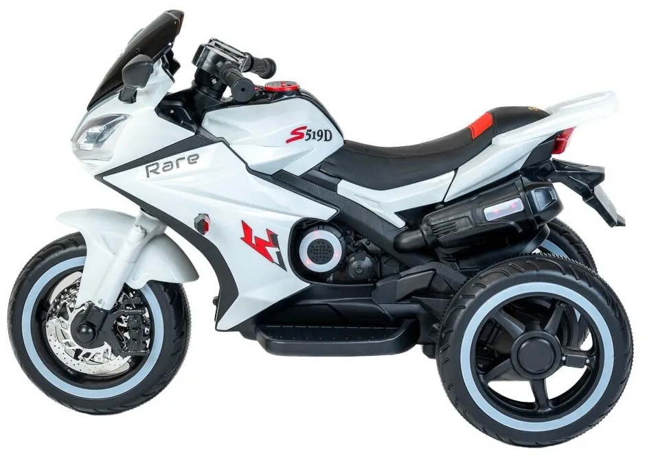 Motocicletă electrică Baby Mix Rare, alb