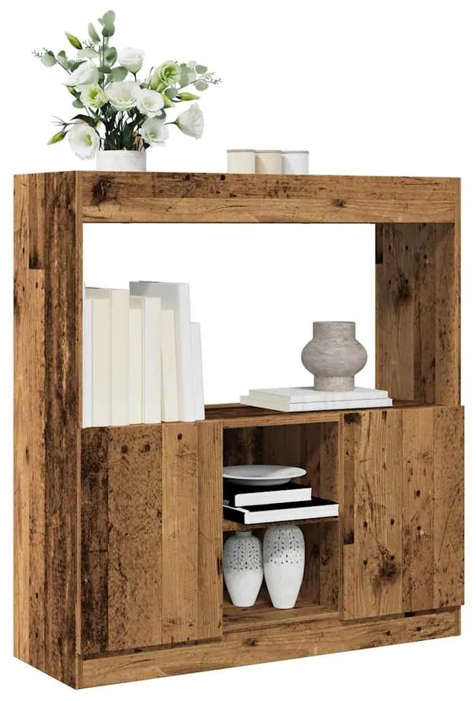 vidaXL Dulap înalt, lemn vechi, 92x33x100 cm, lemn prelucrat