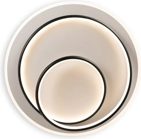 BRILAGI - Plafonieră LED dimabilă FLARE LED/70W/230V Ø 50 cm albă/neagră + telecomandă