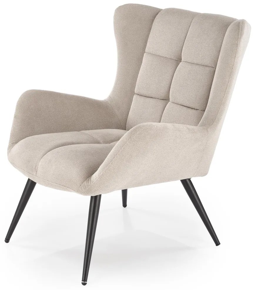Fotoliu Byron stofa bej H92 cm