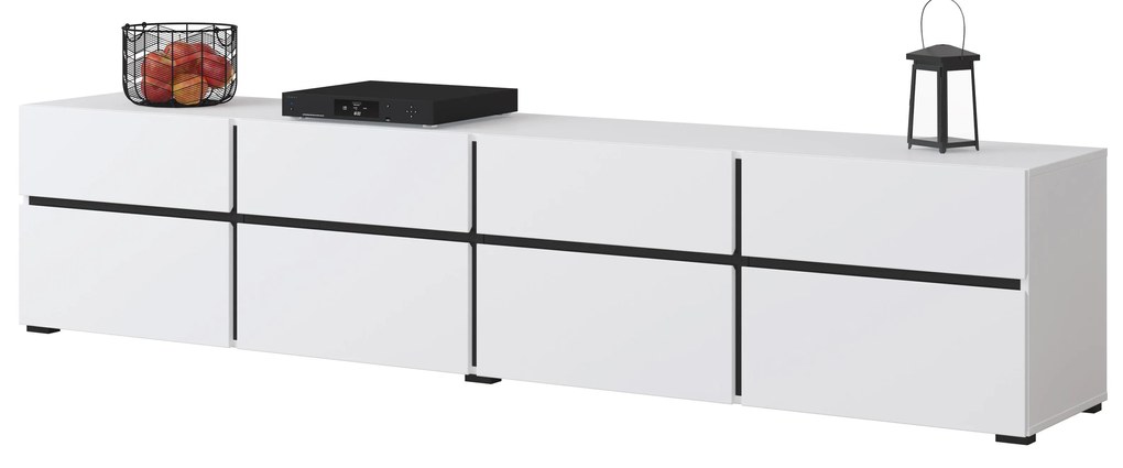 Masă TV/Dulap Crossroad Typ 40 (alb). 1108253