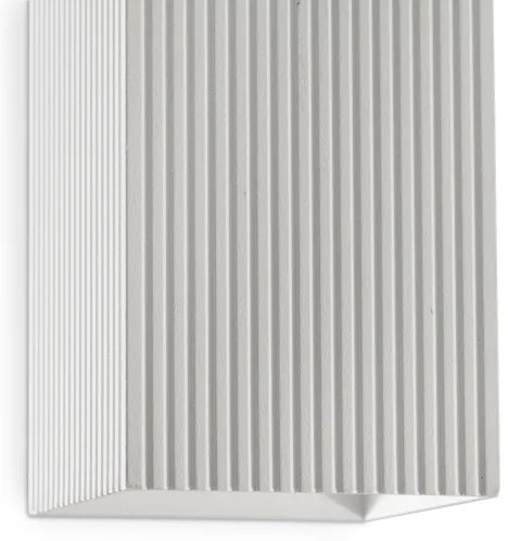 Aplică FARO 40565 SOLE 2xGU10/8W/230V alb canelat dreptunghiular