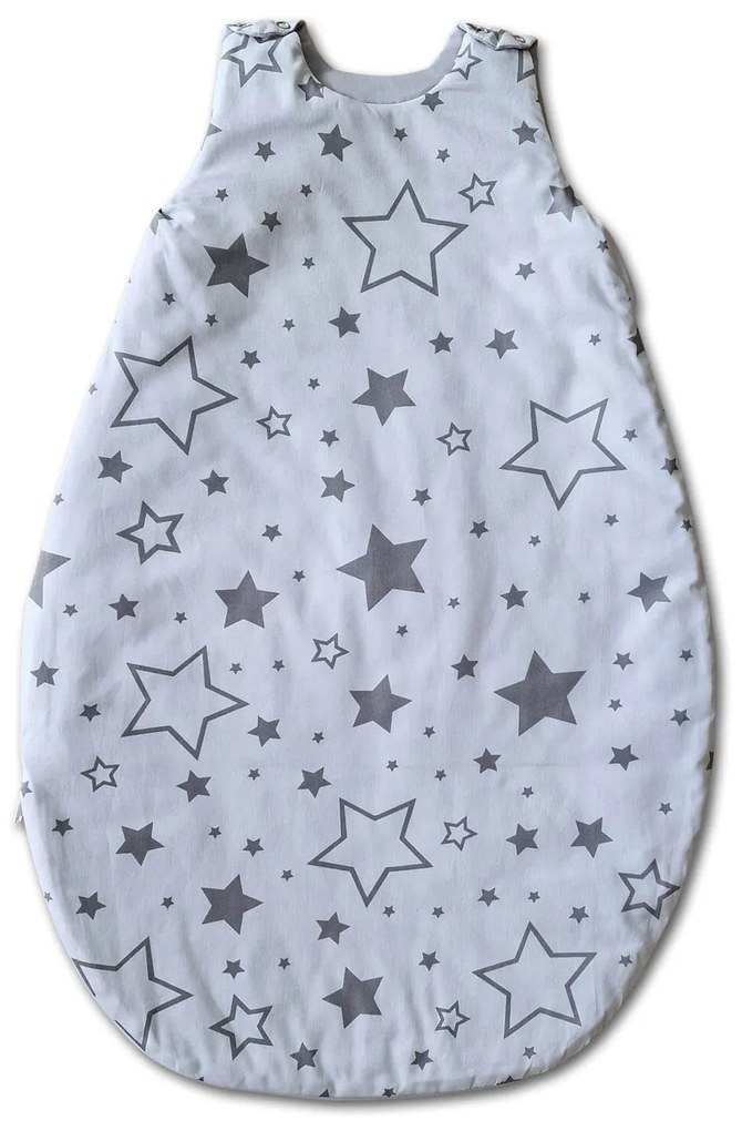 Sac de dormit copii 0-6 luni Kidizi Galaxy Grey, 1 tog