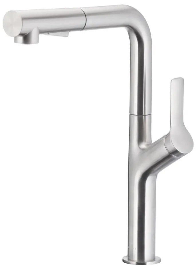 Baterie de chiuvetă cu cap de duș extractibil KFA Armatura 6623-220-22 DUERO DESIGN oțel inoxidabil