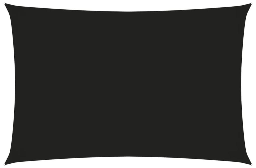 Parasolar, negru, 2x4 m, tesatura oxford, dreptunghiular
