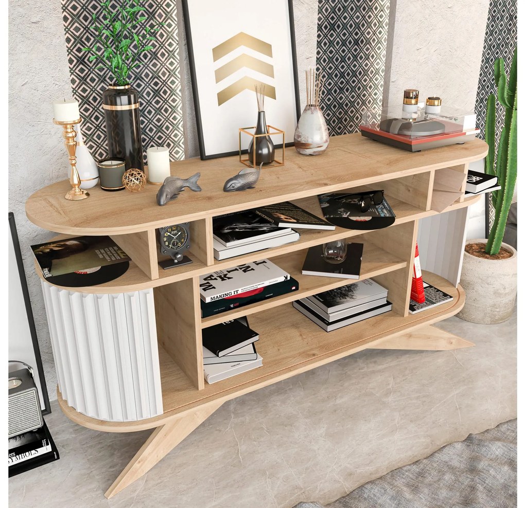 Dulap Stark (Stejar + Alb) . 1102589