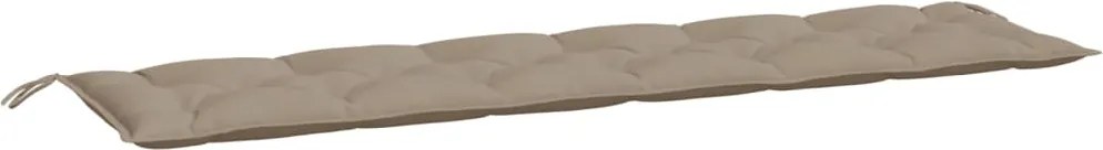 vidaXL Pernă bancă de grădină, gri taupe, 200x50x7 cm, material oxford