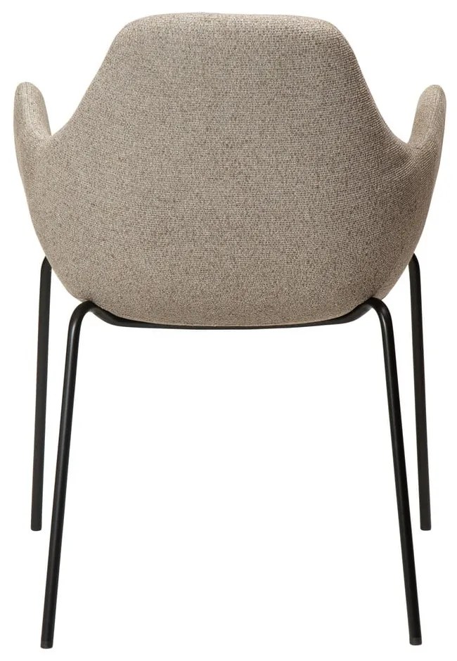 Fotoliu bej cu tapițerie din țesătură bouclé Zimmer – DAN-FORM Denmark