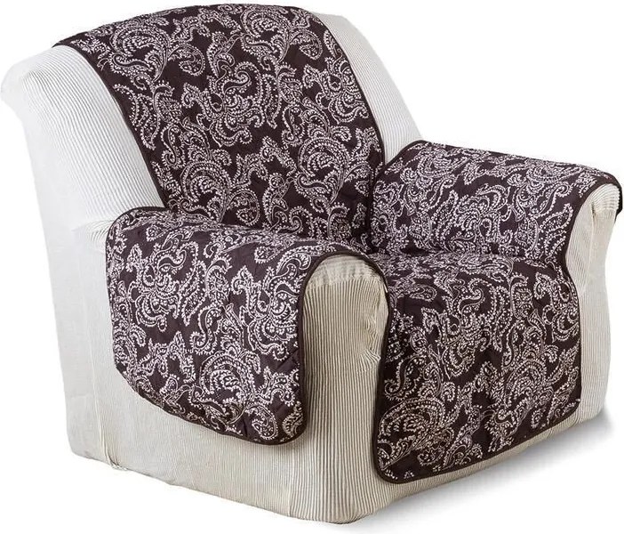 decoDoma Cuverturi cu braţe, ciocolată şezut 57 cm