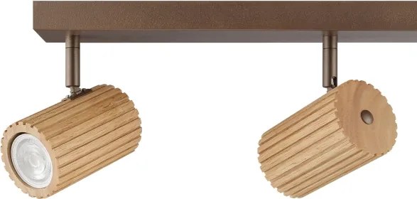 Brilliant - Corp de iluminat tip spot LAKEWOOD 4xGU10/10W/230V, maro