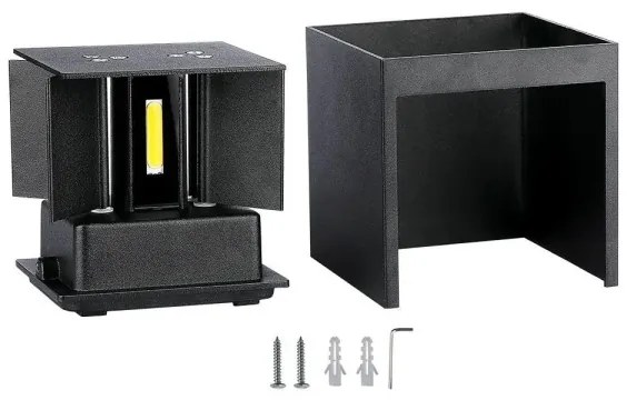 Aplică LED de exterior LED/11W/230V 3000K IP65 neagră