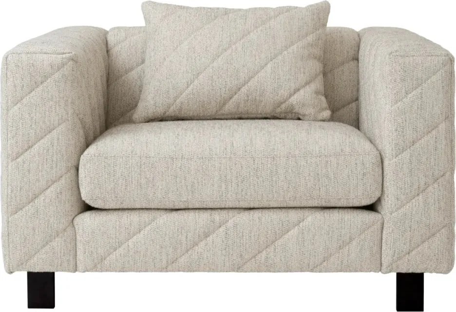 Fotoliu design LUX Avellino, Splendor light grey