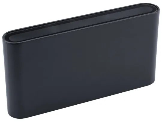 Aplică perete exterior LED FLOW 2xLED/6W/230V IP54 negru