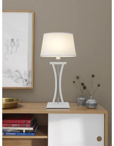 Cottex B2429V - Lampă de masă NEW CHELSEA 1xE14/40W/230V albă