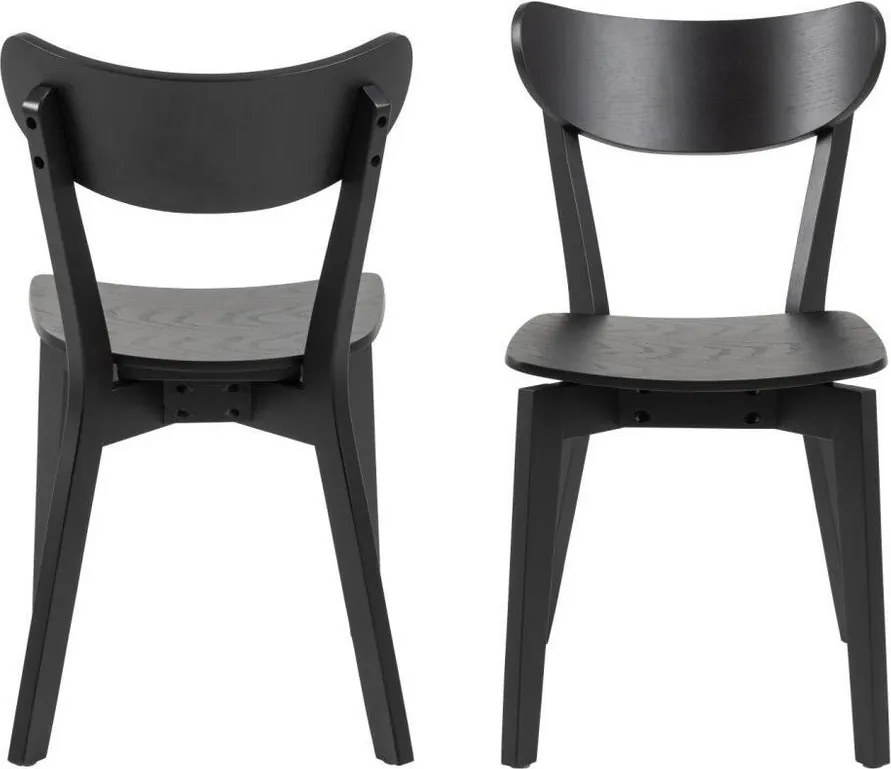 Scaun de dining negru Roxby – Actona