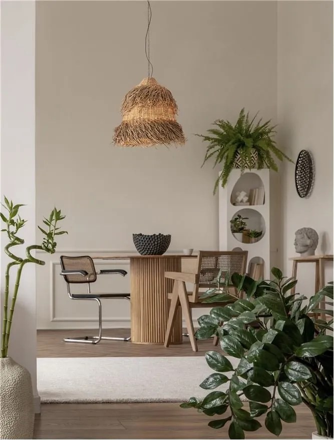 Lustra boho style design natural Hay