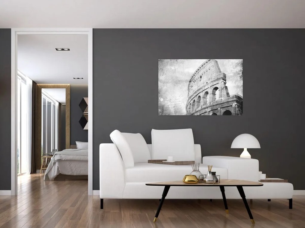 Tablou - Carte poștală de epocă a orașului N⁰1 (90x60 cm)
