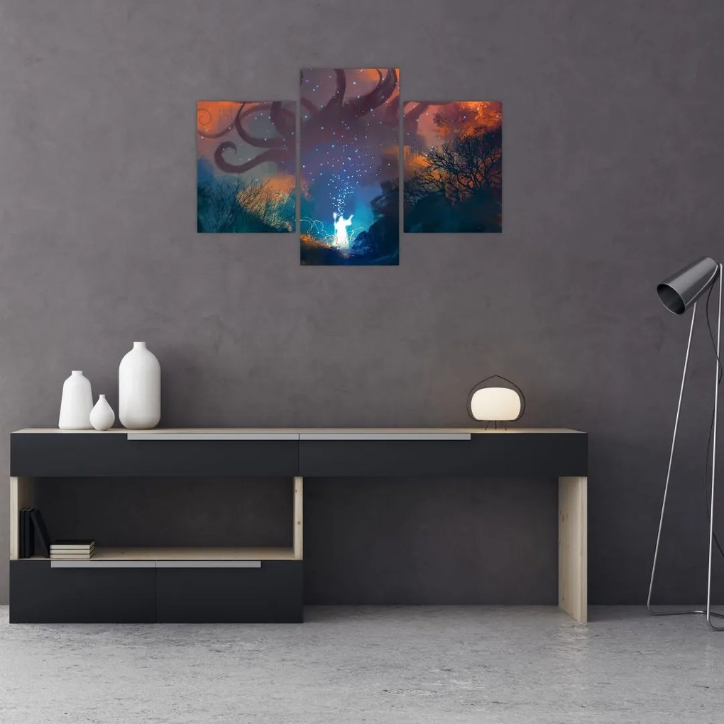 Tablou - Vrăjitorul magicean (90x60 cm)