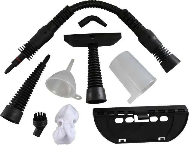 La mâna a doua: Oliver Voltz Steam Cleaner OV51002A 14 în 1, 3.2 bar, 1050W, 350 ml, Accesorii, Negru/galben