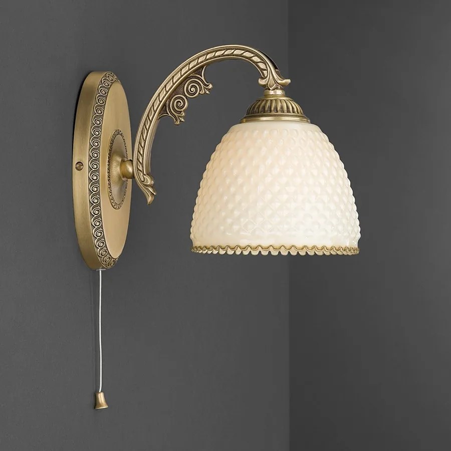 Aplica de perete din alama 1 brat design italian 7005