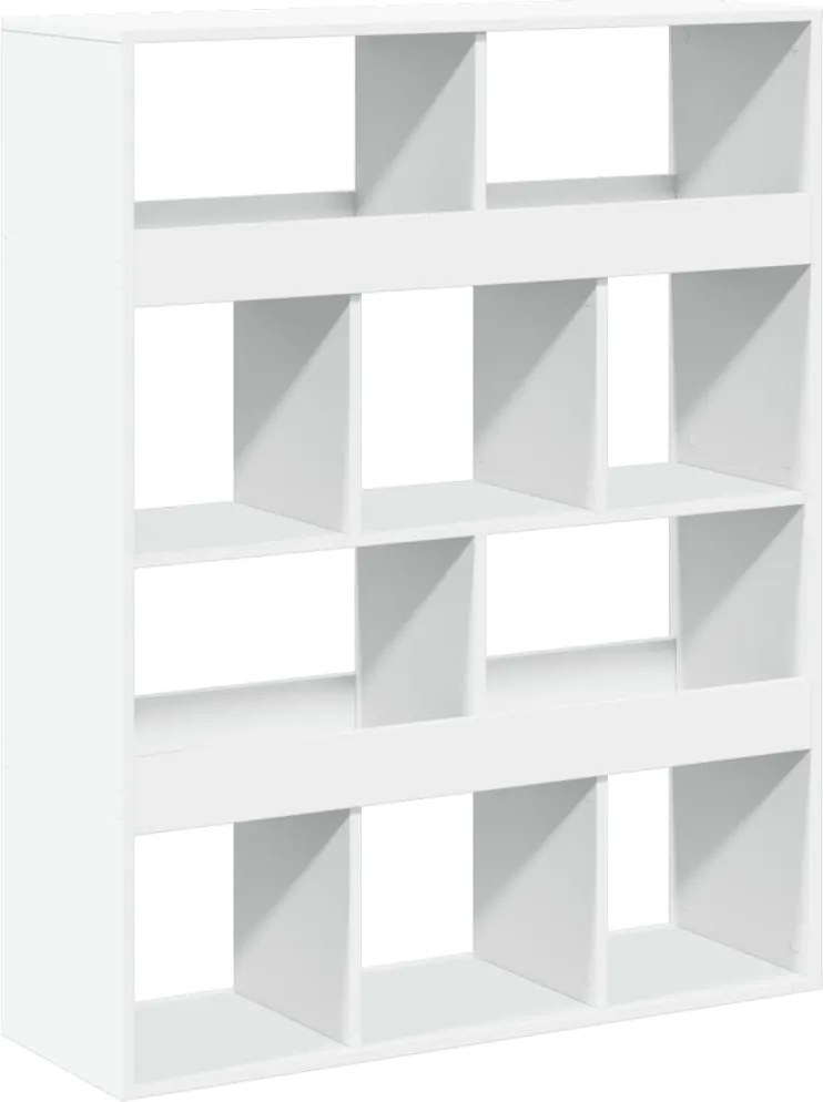 vidaXL Separator de cameră, alb, 100x33x125,5 cm, lemn prelucrat