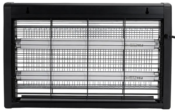 Brilagi - Capcană electrică pentru insecte 2xUV/18W/230V 100 m2 neagră