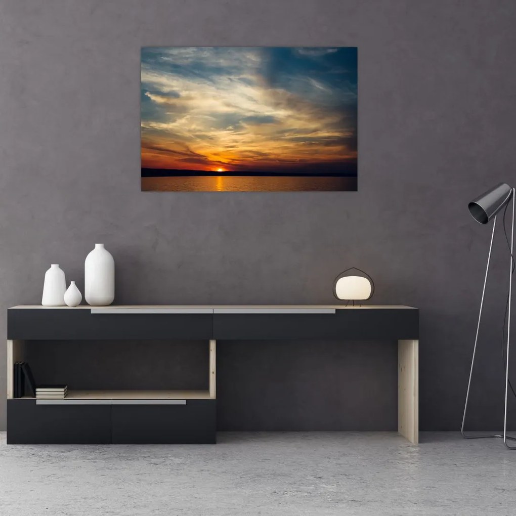 Tablou cu apus de soare (90x60 cm)