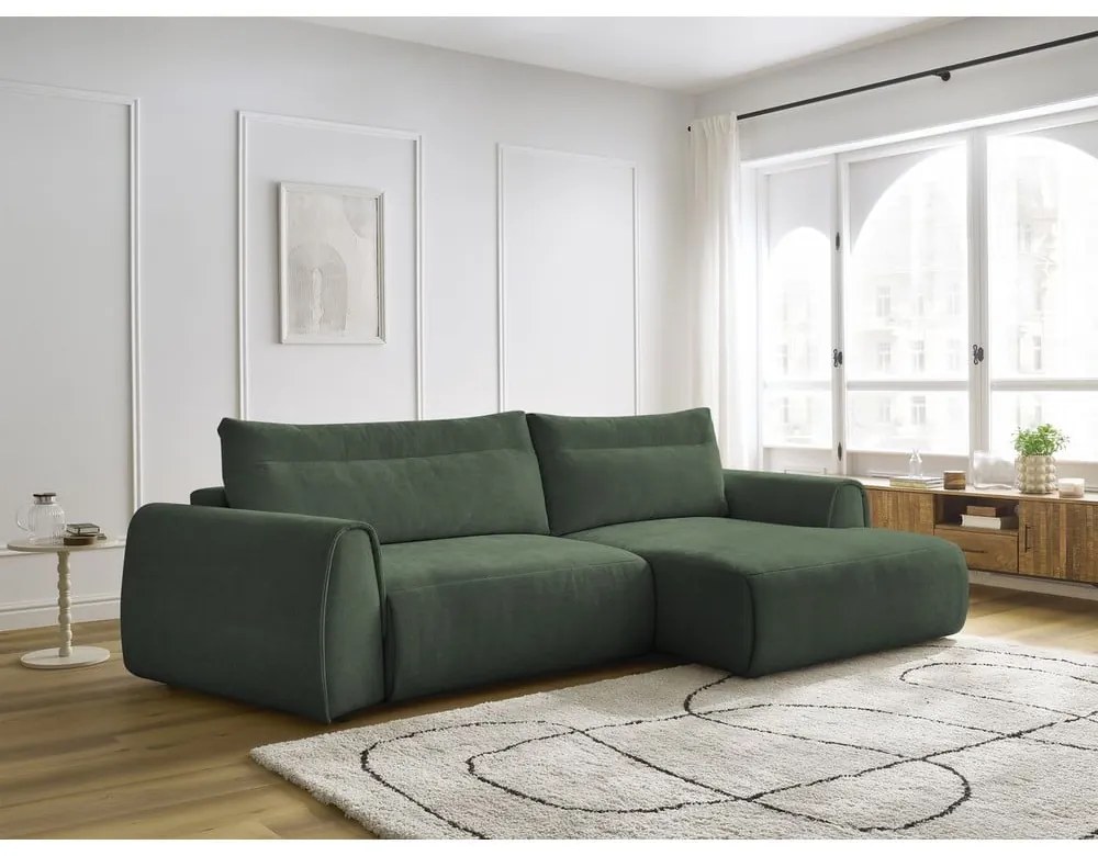 Colțar verde închis Aden – Bobochic Paris