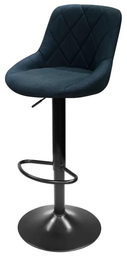 Scaun tip bar Teken (albastru închis + negru) . 1116526