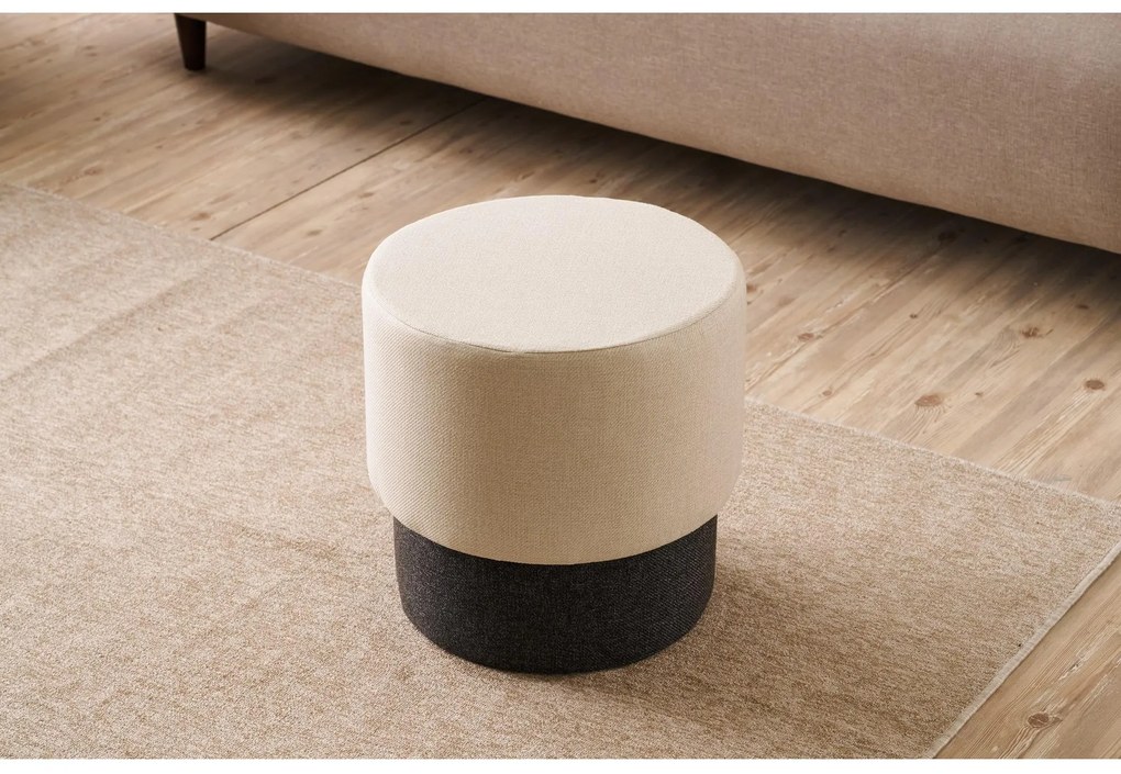 Taburete Patarazzo (Crem + gri închis). Promo -20%. 1107245