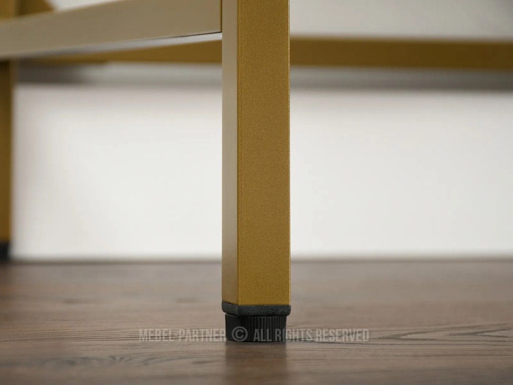 Masă PC Kaplan (nuc + auriu). 1109771