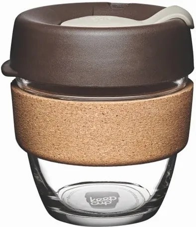 Cană de voiaj cu capac KeepCup Brew Cork Edition Almond, 227 ml