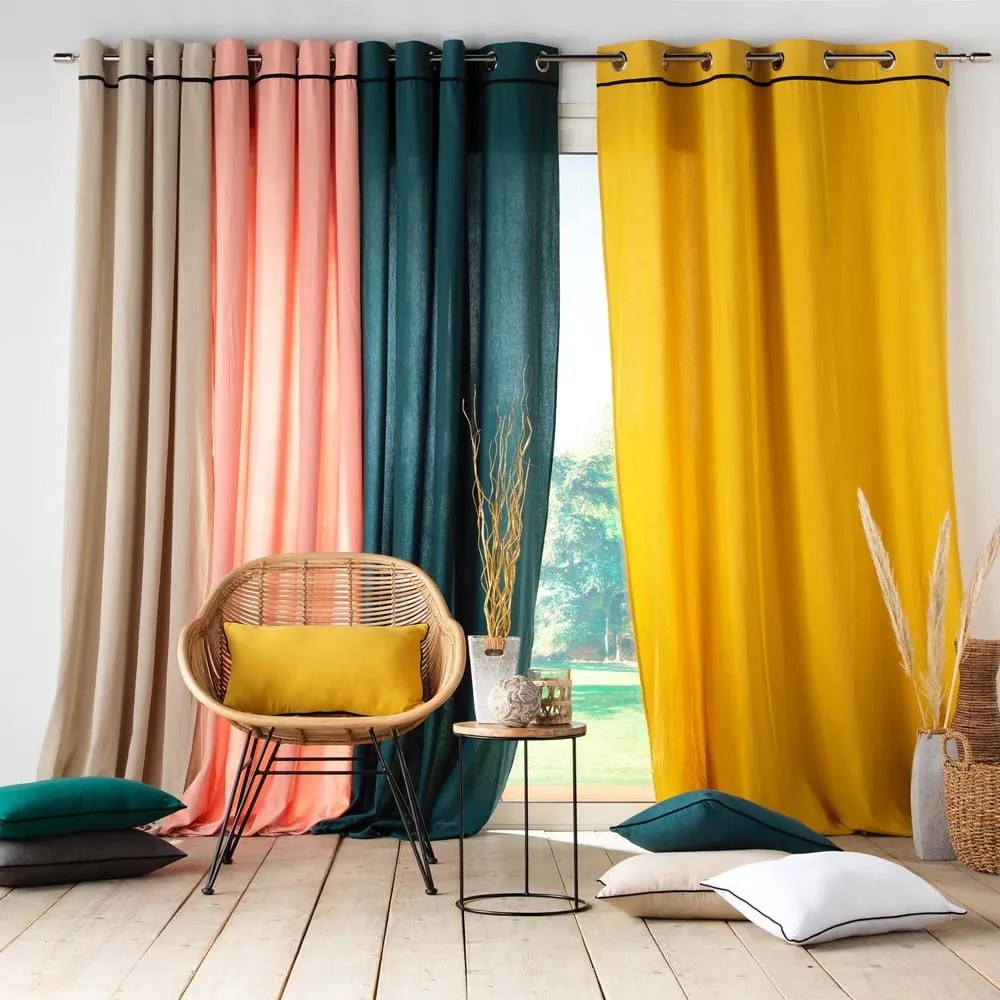 Draperie cărămizie 135x240 cm Linette – douceur d'intérieur