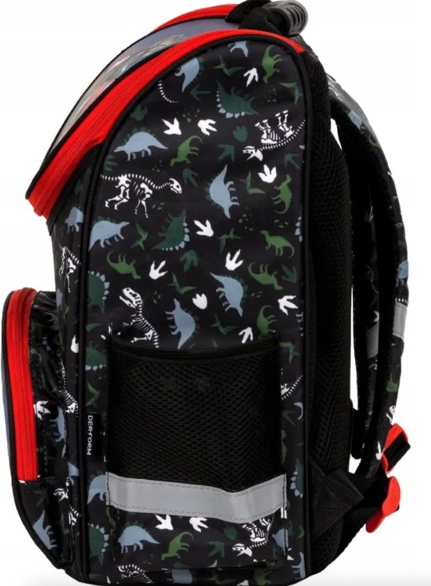 Set școală din 5 piese pentru băieți Dinozauri