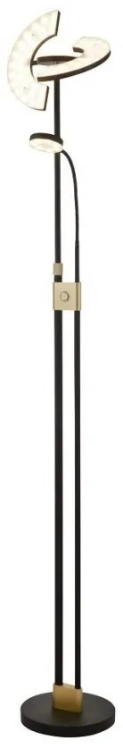 Lampadar LED, Lampa de podea design modern Gio, negru EU1024MBSB SRT