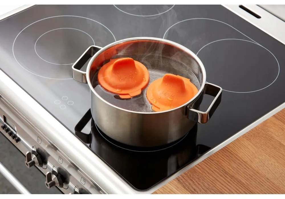 Forme pentru ouă poșate 2 buc. din silicon Pouched egg cooker – Lékué