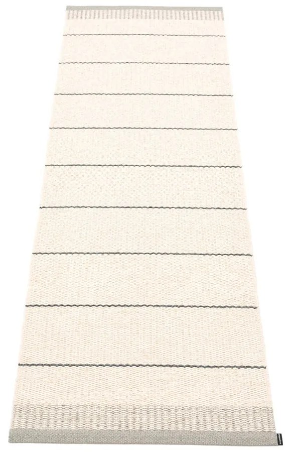Covor tip traversă pentru interior și exterior gri deschis/crem 60x200 cm Belle Warm Grey – Pappelina