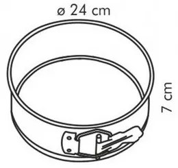 Formă pliabilă de tort Tescoma DELÍCIA, 24 cm