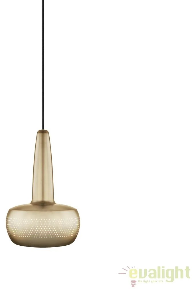 Abajur metalic design retro Clava Brushed Brass