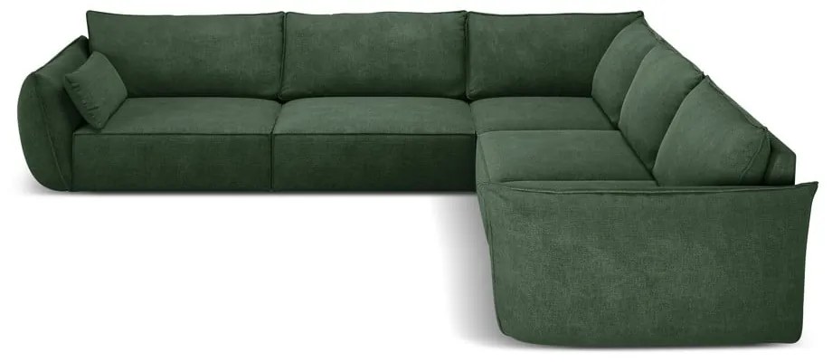 Colțar verde închis (cu colț variabil) Vanda – Mazzini Sofas
