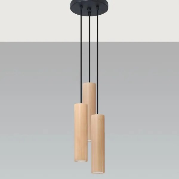 Lustră pe cablu LINO 3xGU10/40W/230V Sollux SL.1012