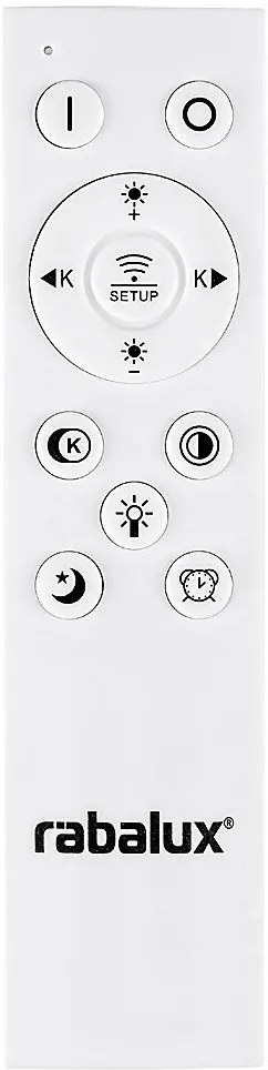 Lustra LED cu telecomanda, circulara 2 inele Irelia